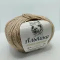 Пряжа Камтекс Альпака 077 (3 мотка по 50г/150м) темный бежевый