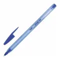 Комплект 100 шт, Ручка шариковая масляная BIC Cristal Soft, синяя, корпус тонированный, узел 1.2 мм, линия 0.35 мм, 951434
