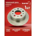 Тормозной диск Kortex для Fiat Ducato / Peugeot Boxer / Citroen Jumper 94- зад.(d-280mm) OEM 4246Z1, 46833807, 92116200, 92116203, DF4245, KD0140
