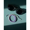 Цепочка для очков из бисера серо-фиолетовая SIGHT INSIDE STORE
