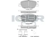 ICER 182323 Колодки торм. диск. HONDA CR-V V (RW) (12/16-) ()