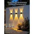 Уличный фонарь - прожектор на солнечной батарее, черный, LED, водонепроницаемый, Светильник во двор