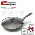 Сковорода Accademia Mugnano Regina di Pietra 28 см с крышкой