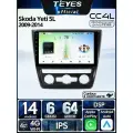 Магнитола Skoda Yeti 5L 2009-2014 Teyes CC4L 6/64GB, 8-ми ядерный процессор, IPS, DSP, 4G, Wi-Fi, CarPlay, 2DIN