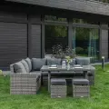 ZORRO серый комплект мебели из искусственного ротанга