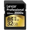 Карта памяти Lexar Professional 2000x Gold SDHC 32GB UHS-II U3 V90, R/W 300/260 МБ/с