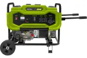 Бензиновый генератор GRIZZLY GEGG-6500, мощность 6500Вт, с колесами