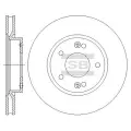 HI-Q SD1074 диск тормозной передний\ ceed, i30 1.4-2.0 / 1.6 crdi 06