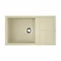 Кухонная мойка с крылом OMOIKIRI Sumi 86-BE, искусственный гранит/ваниль