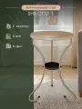Столик журнальный Мебелик SHT-CT10-1 металлический, круглый, цвет капучино