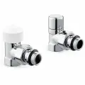 Набор термостатический угловой Royal Thermo Design 1/2М30х1,5 (Хром)