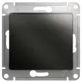 Переключатель 1-клавишный Schneider Electric Glossa, сх.6, 10АХ, Антрацит(комплект из 5 шт)