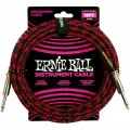 Инструментальный кабель Ernie Ball 6396, 5.49 м, чёрный с красным