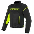 Мотокуртка мужская летняя Dainese AIR FRAME D1 TEX JACKET Black/Black/Yellow-Fluo, (р.48)