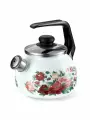 Чайник эмалированный 3 л со свистком СтальЭмаль Армель