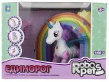 Интерактивная игрушка «Robo Pets Единорог» (бело- розовый), 1TOY (1ТОЙ)