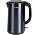 Чайник электрический, 1,8 л, 2000 Вт, Контактная группа Strix (Англия), Стальной корпус, Адиабатное (ненагревающееся) покрытие, il Monte EK-1803