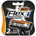Сменные кассеты BIC 3 Flex Hybrid, 2 шт.