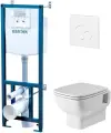 Комплект подвесной унитаз + система инсталляции Santek Нео 1. WH50.1.758