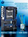Комплект материнская плата Huananzhi X99-CD4 + Xeon 2667 V4 + 16GB DDR4 ECC 2x8GB Blue