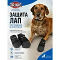 Защитные тапки для собак Trixie Walker, чёрные, XXXL