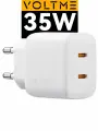 Зарядное устройство VOLTME Revo 35CС GaN, 35 Вт W, блок питания USB Type C, быстрая зарядка для телефона iPhone Samsung, адаптер белый Online Box