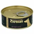 Влажный консервированный корм Четвероногий гурман голден для собак, Ягненок натуральный в желе, 100гр, 6шт