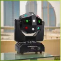 REXUS MH-218 Galaxy - голова вращения LED, лучи BEAM, стробоскоп, лазер 2 цвета, RGBW