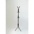 Вешалка напольная для верхней одежды, вешалка в прихожую 12 крючков. Цвет: черный