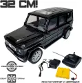 Машинка на радиоуправлении внедорожник Mercedes-Benz G-Class Гелик 32 см. Черный. Масштаб 1:14