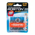 Аккумулятор Ni-Mh 2850 мА·ч 1.2 В ROBITON AA R6 Mignon 2850, 4 шт.