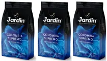 Кофе в зернах Jardin Colombia Supremo 100% арабика, 1 кг. х 3 шт.