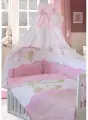 Комплект в кроватку Золотой Гусь Улыбка розовый, арт. 1596
