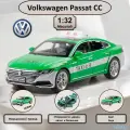Машинка металлическая инерционная коллекционная масштабная модель 1:32 Volkswagen Passat CC ; Фольксваген Пассат Такси зеленый