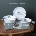Набор столовой посуды на 6 персон 13 предметов Евро/Дэй белый сервиз