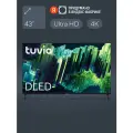 43” Телевизор Tuvio 4К ULTRA HD DLED Frameless на платформе Google TV, TD43UFBCV51, черный