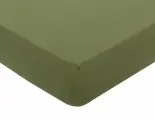 Простыня поплин на резинке Олива 200х200