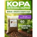 Мульча из коры Сибирской лиственницы / Мульча для сада / Мульча большая фракция 10+ см / мешок 60л / Экоторг