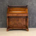 Большое бюро DOMKORLEONE, красное дерево (mahogany wood), с откидной крышкой столешницей, цвет орех LBW (коричневый)