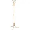 Вешалка Nika Комфорт 6 ВК6/БЖ, напольная, бежевая, металлик