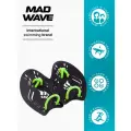 Лопатки для плавания MAD WAVE Trainer Paddles Extreme, black/green