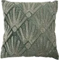 70SW-10969 Подушка с бисером Манхэттен зелен.45*45см