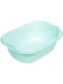 Таз пластик, 15 л, прямоугольный, с ручкой, мятный, Berossi, АС 18357000