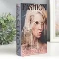 Шкатулка книга-сейф «Мир высокой моды. Модель», дерево, искусственная кожа, 21×13×5 см