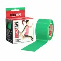 Кинезио тейп RockTape Classic 5 см × 5 м, зеленый для спорта и терапии