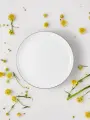 Тарелки обеденные 2 шт Anna Lafarg Emily Арктика, фарфоровые, 23 см