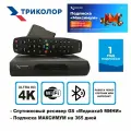 Спутниковый ресивер Триколор ТВ GS Hub 2 Box Медиахаб мини со встроенным wi-fi модулем + подписка на 365 дней (Центр/Сибирь, максимум, 3500 руб./год)