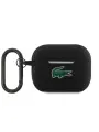 Lacoste для AirPods Pro чехол Liquid silicone Croc Logo Black