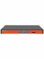 Коммутатор Wi-Tek WI-PCES318GF настраиваемый PoE 250Вт, порты 16 PoE GE + 2 SFP