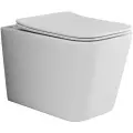 Унитаз Ceramicanova Cubic CN1806 подвесной с сиденьем Микролифт белый фарфор подвесной